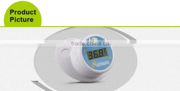 2016 new cheap custom of mini baby digital pacifier nipple thermometer for mouth