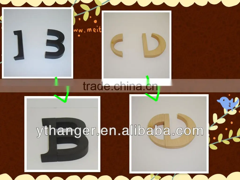 WT013 round ring wood pants ring eco friendly pants ring