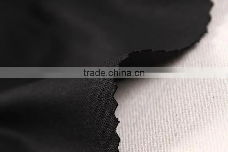 430Gsm (30+25)*32+40D cheap twill black suit fabric 2016