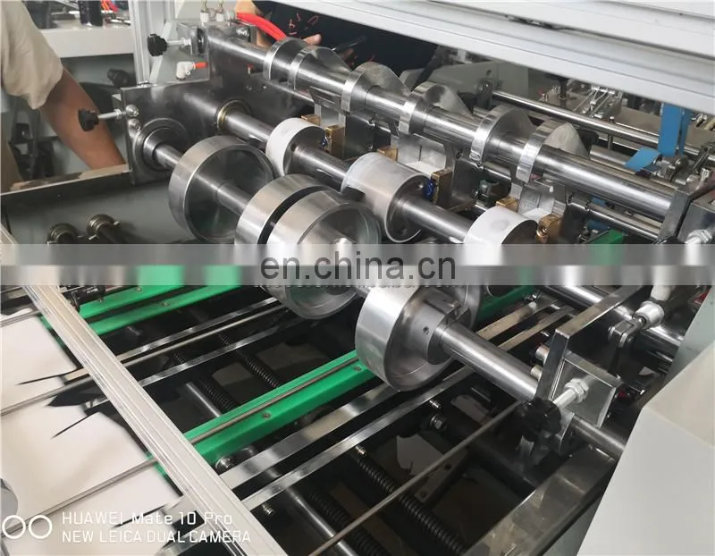HBM1000 Automatic 3D 3-dimensional 4 corner french fried chips hamburger Burger Paper box making machine