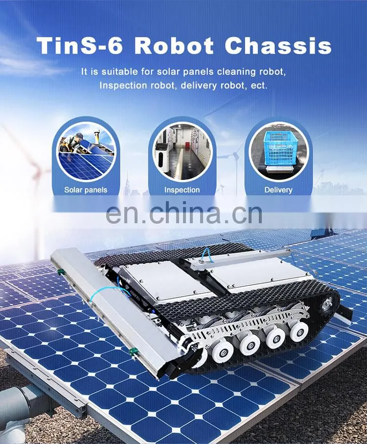 IP65 waterproof stainless steel Small size portable rubber track platform remote crawler robot chassis