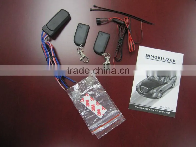 Accelerometer sensor function remote vehicle immobilizer manufacturer
