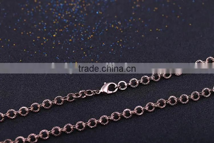Ornate jewelry chain decorative chain /coffee gold plated necklace