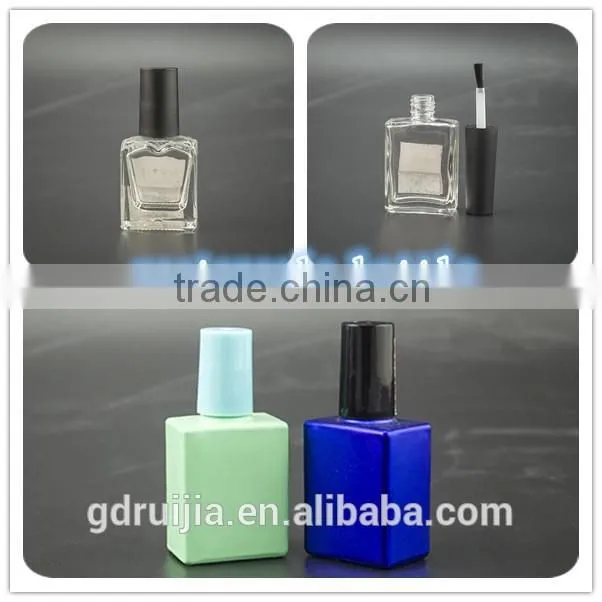 double nail polish bottle 12ml nail polish glass bottles
