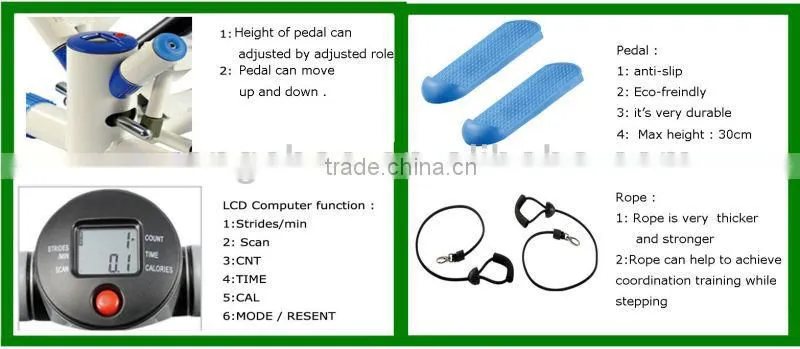 Christmas gift body shaping stepper with good quality