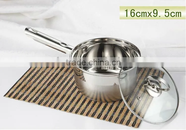 Stainless steel kitchenware sets 12pcs portable carry stainless steel cookware sets