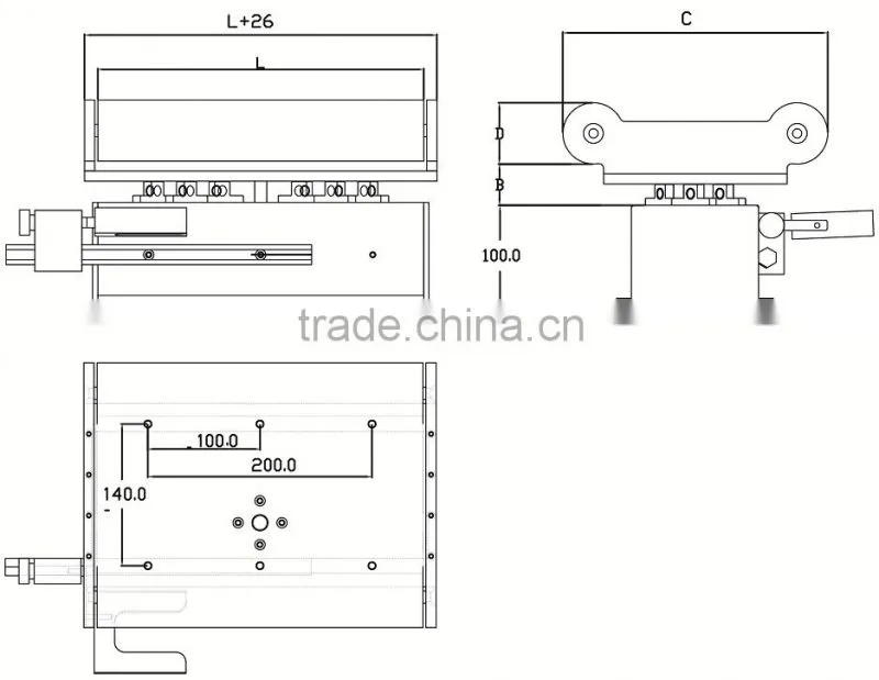 Supply High Precision All-In-One Web Guide Control system with ultrasonic sensor