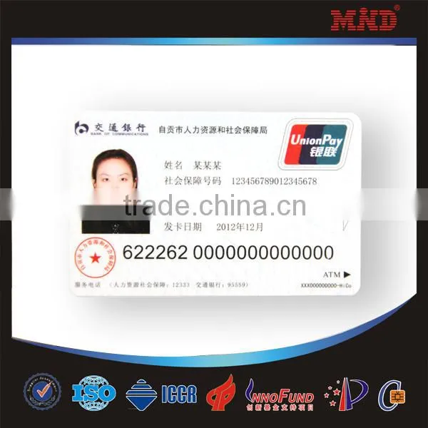 MDC74 plastic photo printed make company id cards