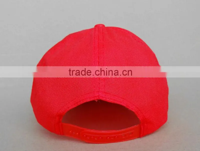 manufacture 5 panel red promotion hat