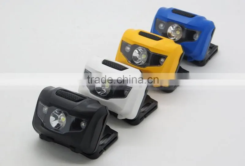 AAA Battery Car Headlamp LED Portable Blue Headlight