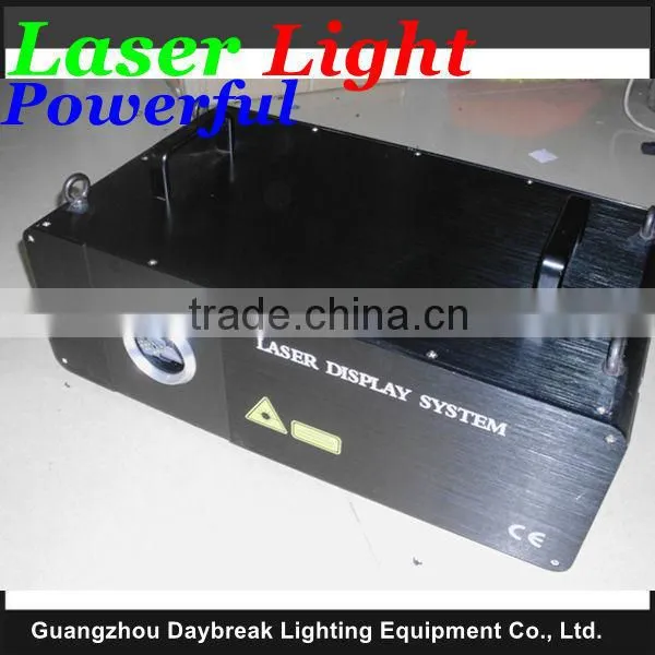 High power laser light 2W Animation Laser RGB Full Color AC110V -240V , 3D DMX512 Stage Laser Lighting 2000mw