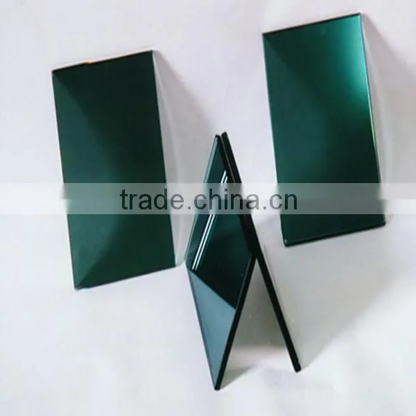 Clear Tinted reflective glass in construction