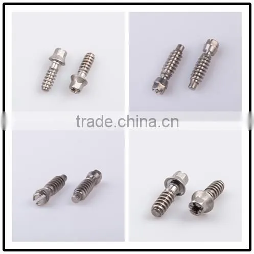 stainless steel special slotted square thread screw