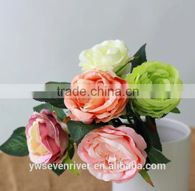 Fashion is pure and fresh European classical single roses zadeh simulation flowers shoot silk flowers decorated fake props