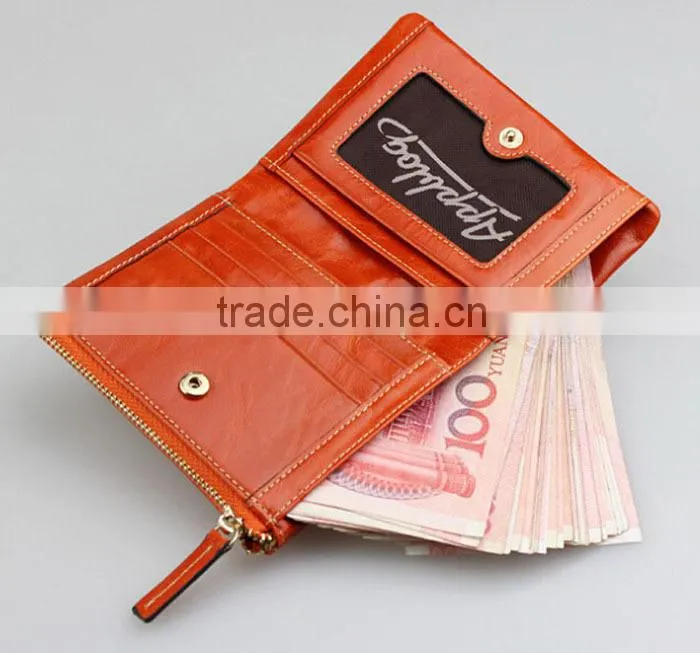 Top quality Soft genuine leather wallet 4 colors