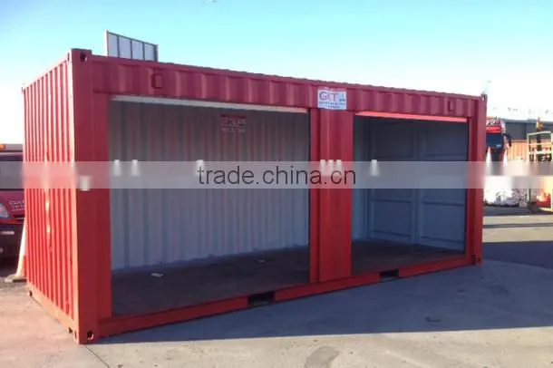 20ft shipping container garage workshop roller shutter container