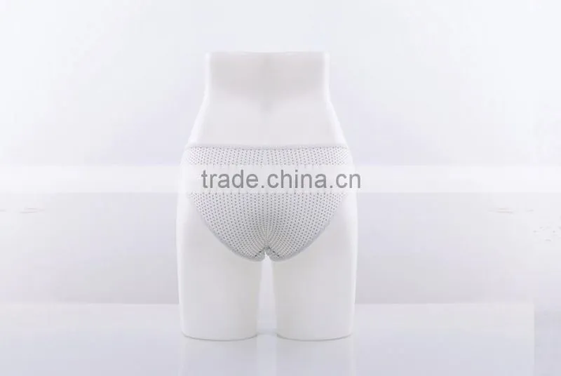 stripe cotton spandex woman underwear