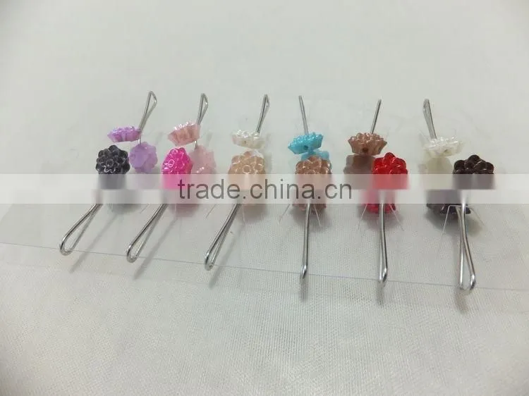 Cheap Price Popular Round Muslim Scarf Clips and Brooches Dubai Hijab Clips PDJ0126