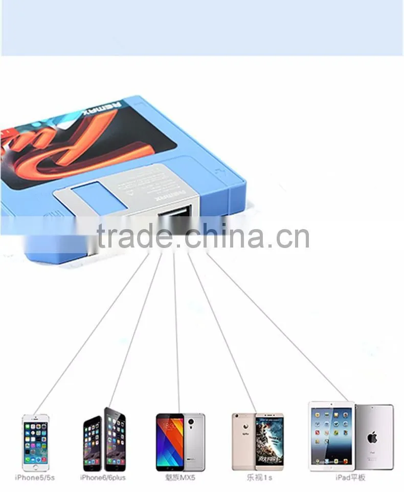 Remax Floppy Dish Design 5000mAh Power Bank For Samsung S5 S6 Universal Portable Charger External Battery For iPhone 6 TB-0387