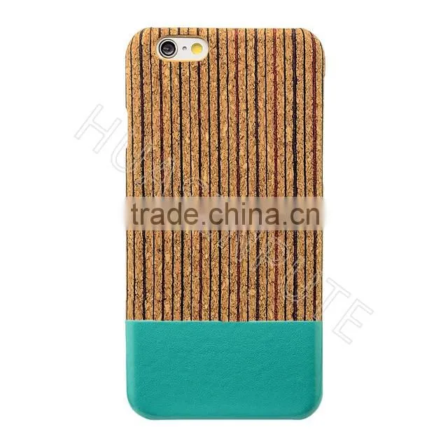 Elegent Wooden Style Back Cover Case Plastic phone Cover For Apple iPhone 6s