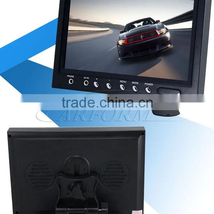 stand alone car 7 inch lcd monitor price support FM transmitter and 2 video input