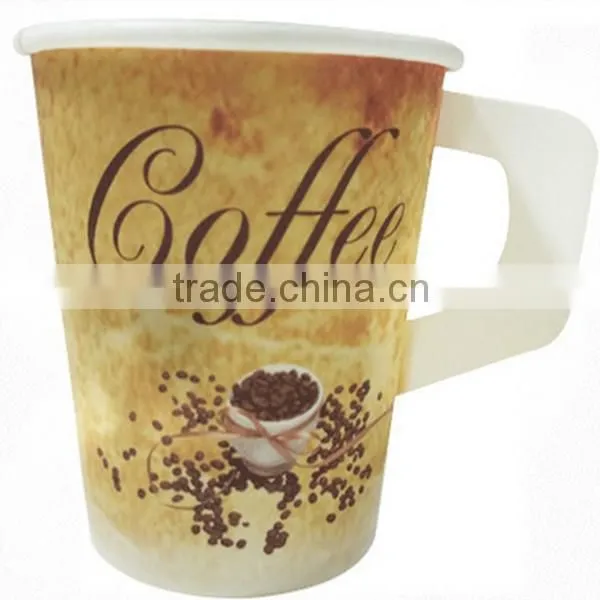 Logo printed ripple disposable hot coffee paper cups