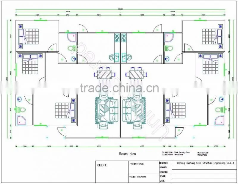 Cheap prefab ready made prefabricated steel structure living house