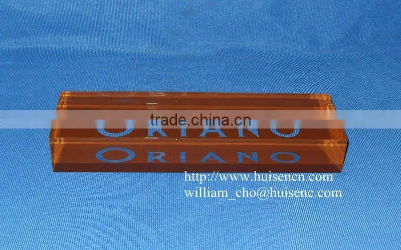 China supplier acrylic logo block