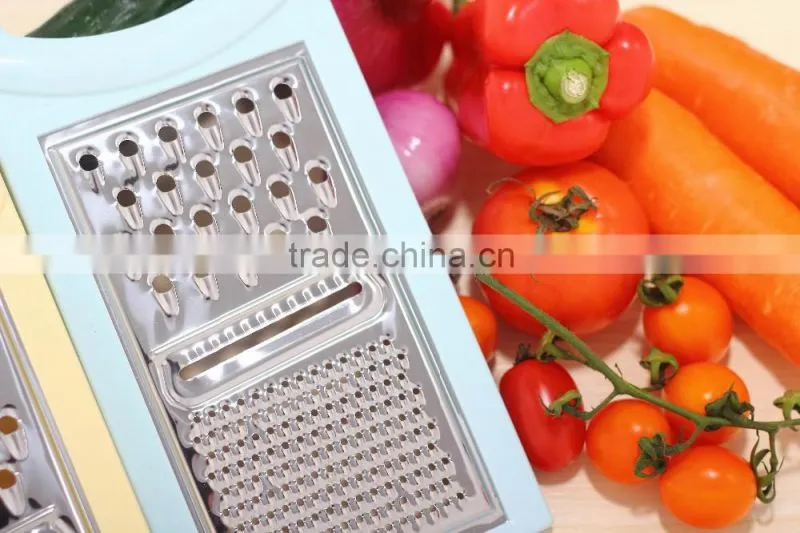 S/S+ABS 12.6*12.6*2.7 High quality kitchen multifunctional slicer graters/manual vegetable&fruit slicer grater
