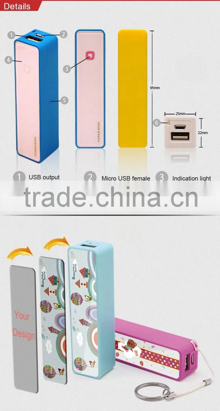 low price ultralight 2000mah oem portable power bank