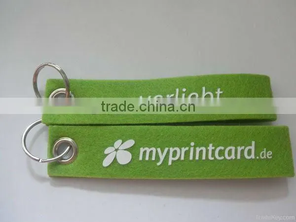 felt key chains /keyring chain / felt strap/felt keyholder