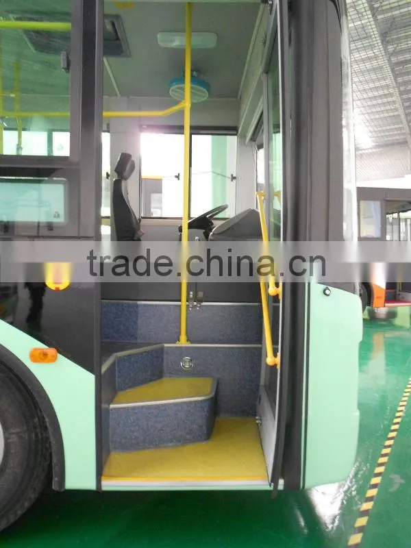 Three steps CNG city bus for sale