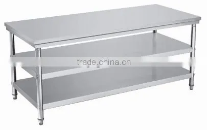 Double Layers Stainless Steel Work Table/Kitchen Work Table For Sale BN-W11