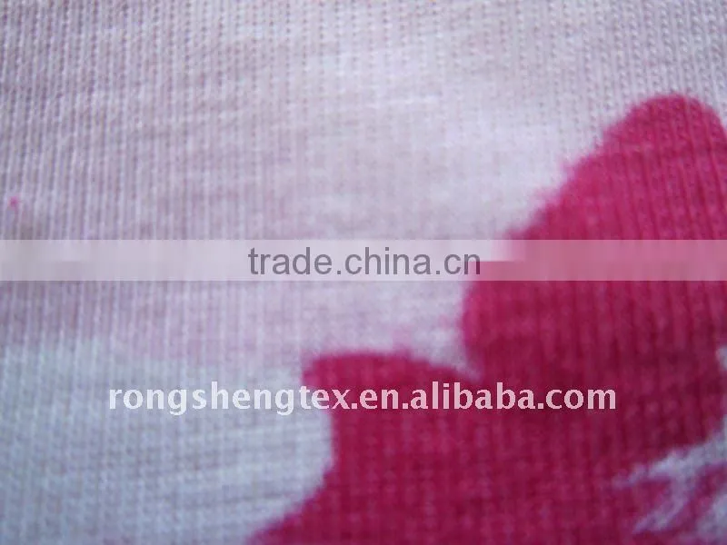 Printed rib comfortable soft