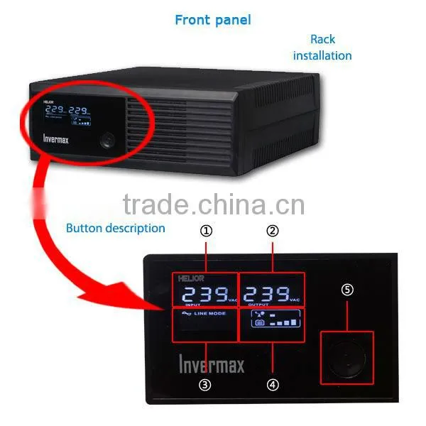 1000VA 220V High frequency uninterrupted power supply (Invermax LCD)