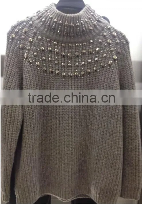 ladies' hot sell knitted sweaters