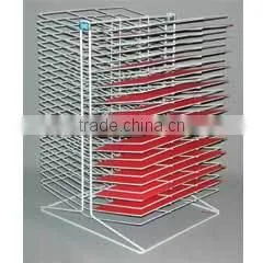 Screen printing drying racks