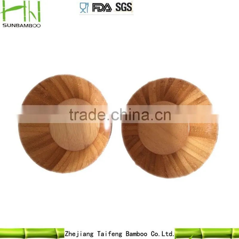 high quantity Bamboo salad bowl,fruit and vegetable candy bowl