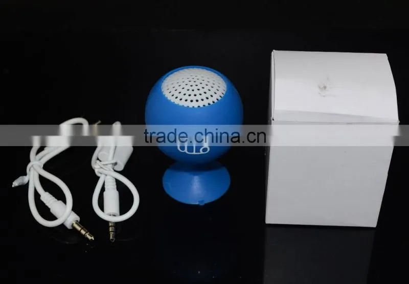 Portable Outdoor Wireless Bluetooth 3.0+ EDR Hands-free Car Stereo Speakers With Suction Function