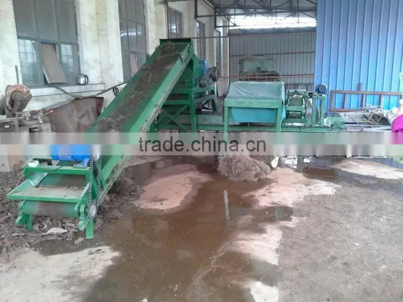 Uncured rubber wire separator machine uncured tire leftovers recycling machine wire removing machine