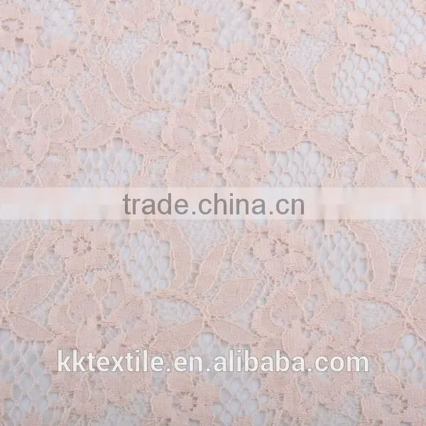 New Arrival Elegant 80% Cotton 20% Nylon mesh lace fabric in two colors