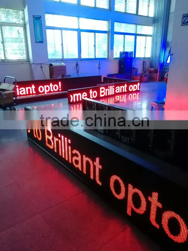 Small Pixel Indoor Single Red LED Strip for Advertising (P4)