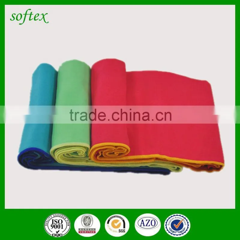 China supply environmental Non Slip antibacterial custom hot yoga towel thick