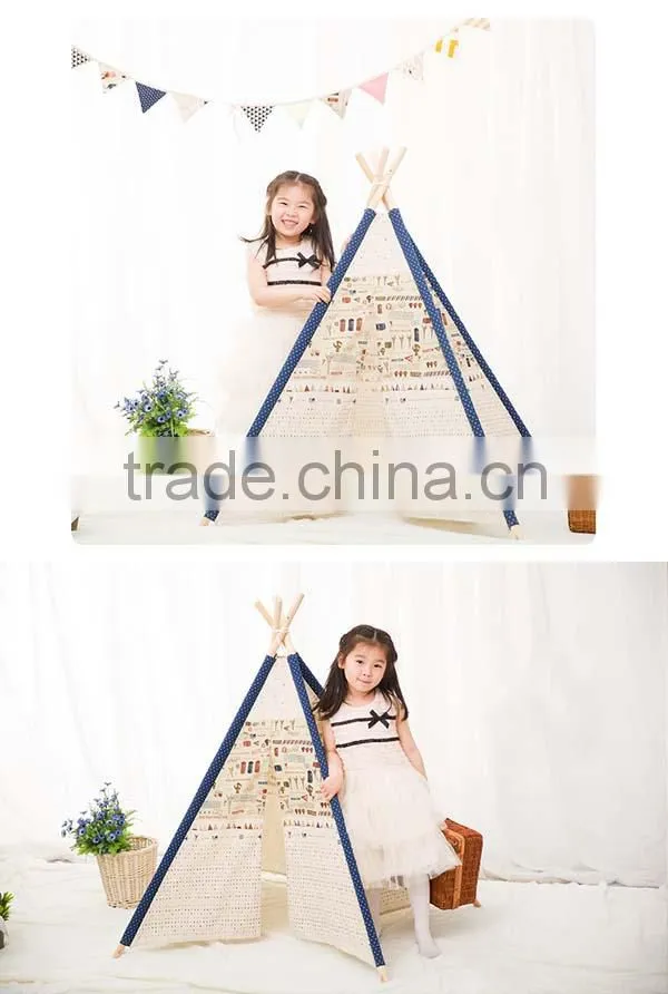 Children play cotton tent indoor game house Indian children photography tent baby toys.