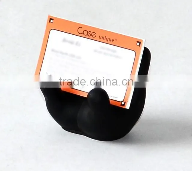 Plastic Black hand shape Name card holder Office desk accessories
