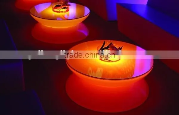 RIGEBA hot selling!LED furniture led LED bar table shining double table square/round table lamp