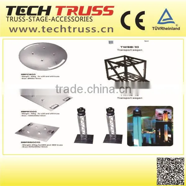 Steel Base Plate-moving light truss, base plate, easy to assemble!