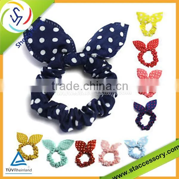 Fashion and cute assessories elastic hair band ,hair rubber band ,fabric pony holder