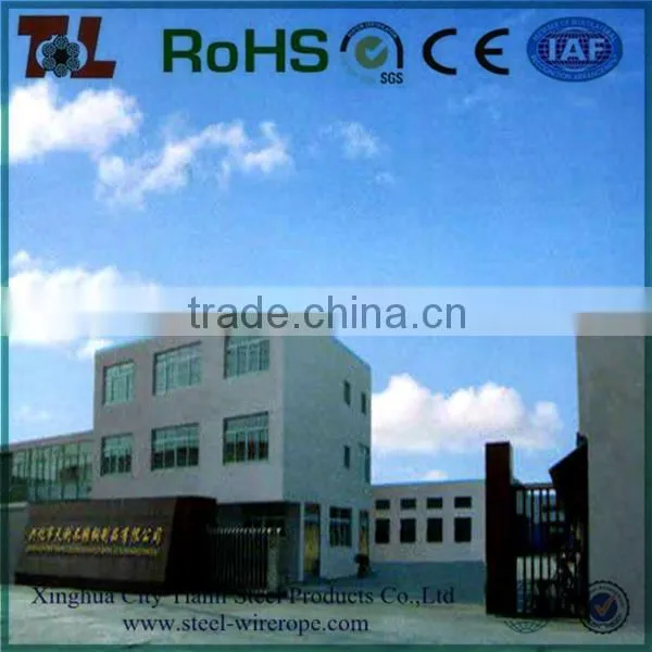 Factory supply 304 1x7 stainless steel wire rope