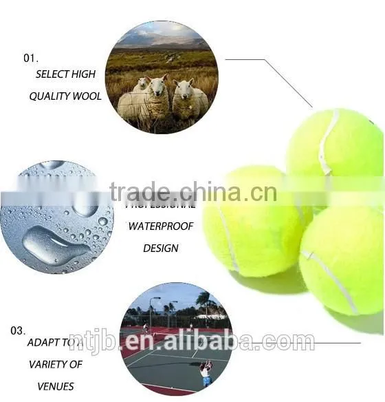 high quality 45% wool tennis ball with high elastic force for wholesale